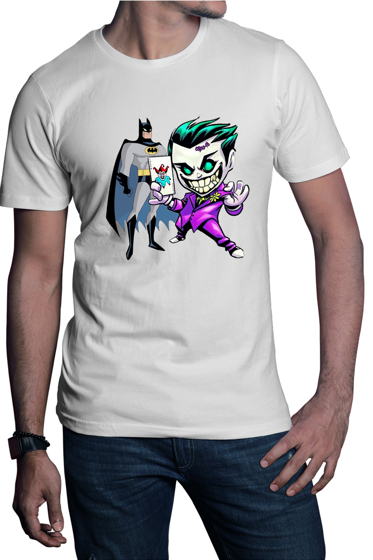 Tricou barbati Batman Vs Joker Bruce Death Metal