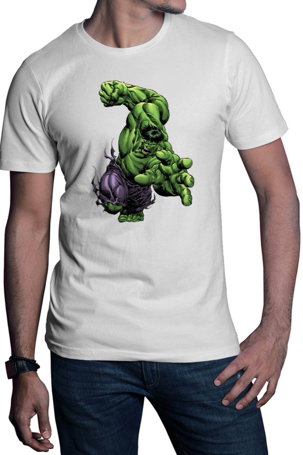Tricou barbati Hulk Illustration Help Comic Book Animation Movie