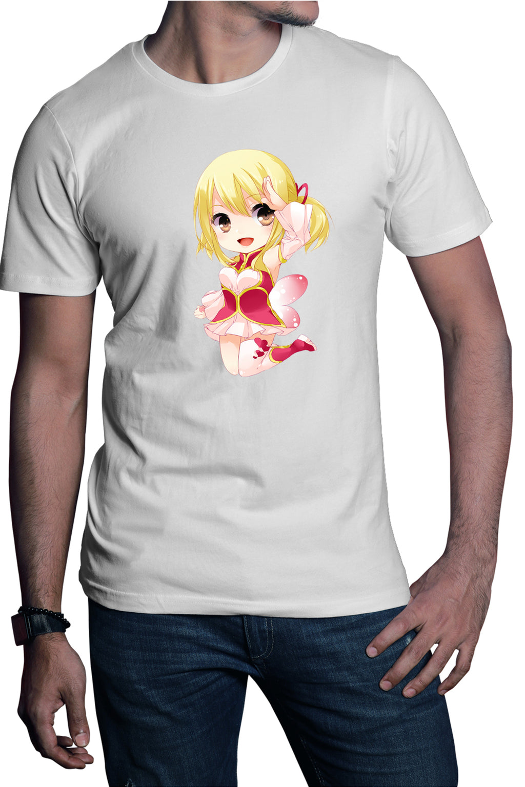 Tricou barbati Fairy Tail Love Story Valentine Day Anime