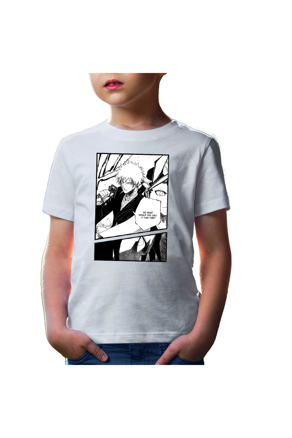 Tricou copii Bleach Manga Panel Scene Soul Reaper