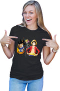 Tricou dama Yu Gi Oh Songoku One Piece Yugi Mutou Desene