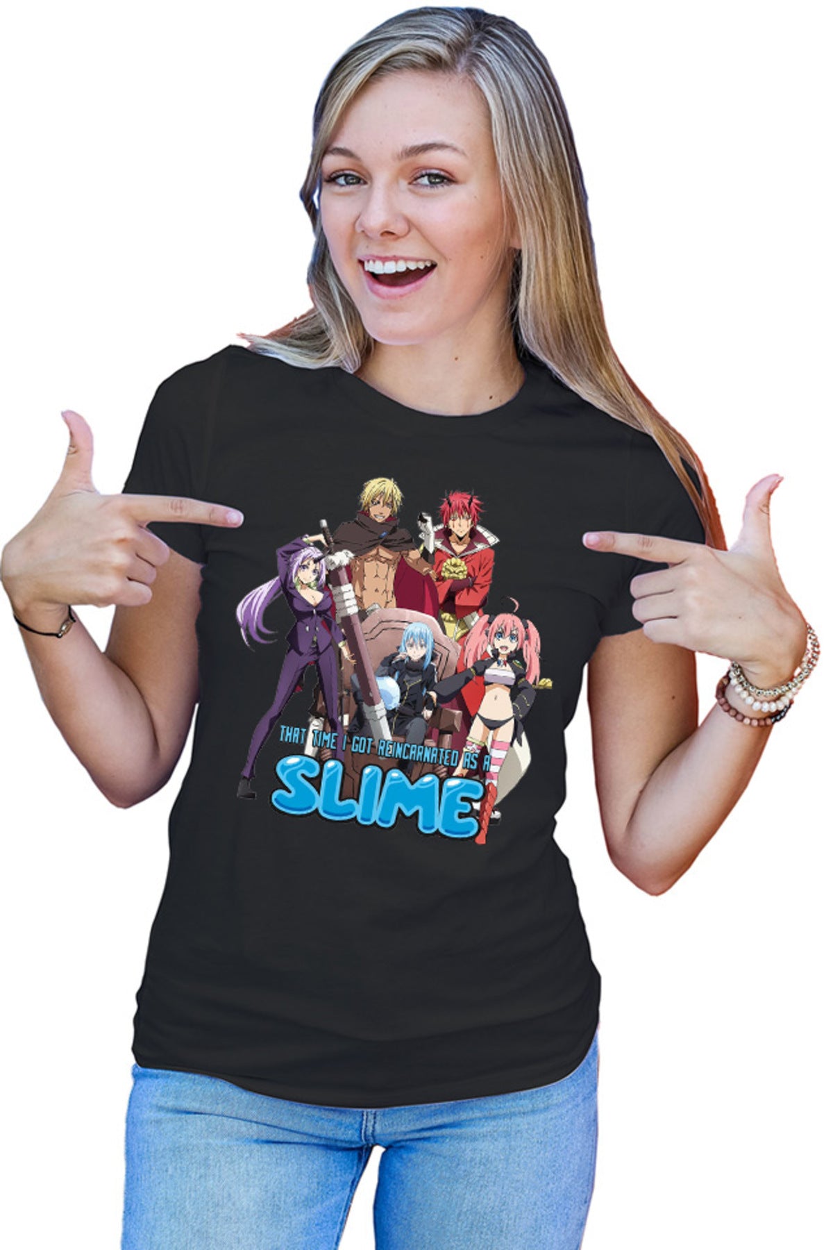 Tricou dama TenSura Slime Benimaru Veldora Rinmaru