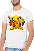 Tricou barbati Pac Man Woman Logo Eat Game