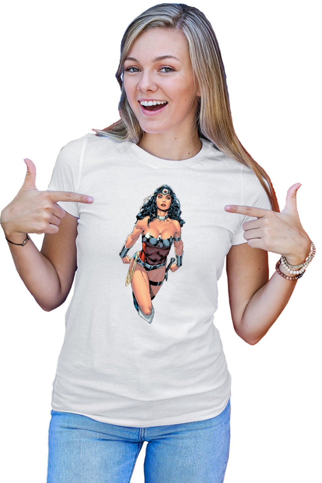 Tricou dama Wonder Woman Diana Princess Ares God of Fight Superheroine