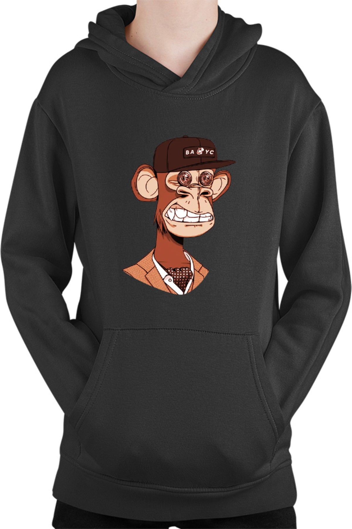Hanorac copii NFT Monkey Modern Financial Global Economy