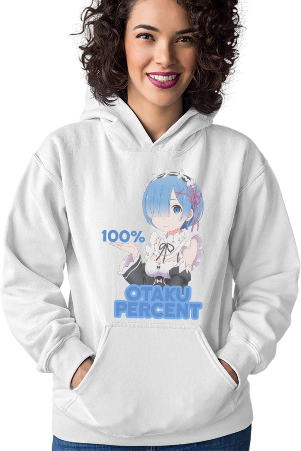 Hanorac dama Re Zero REM Otaku Percentage Maiden Kawaii Technics