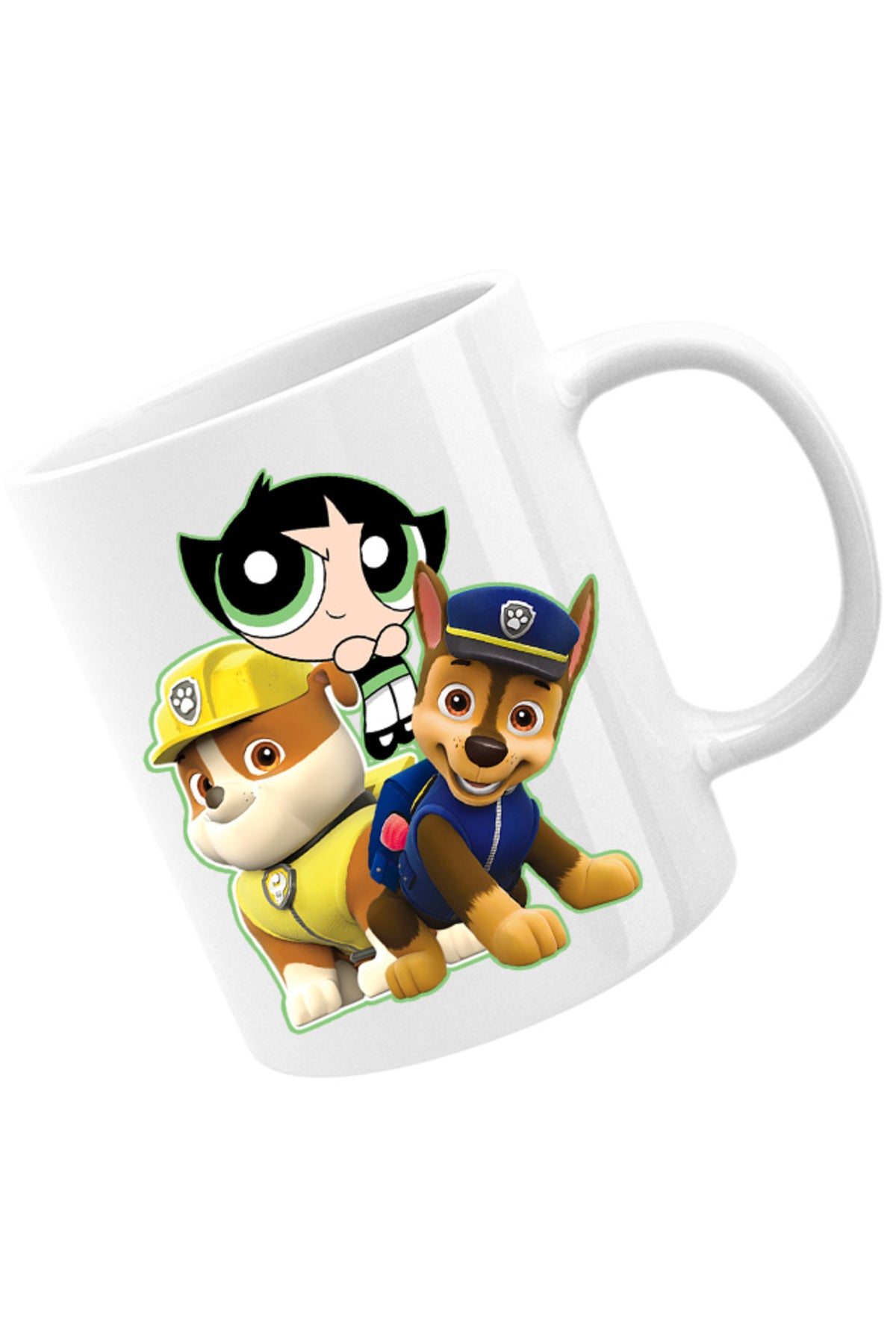Cana Paw Patrol Buttercup Powerpuff Girls Police Pup, alba, 330 ml