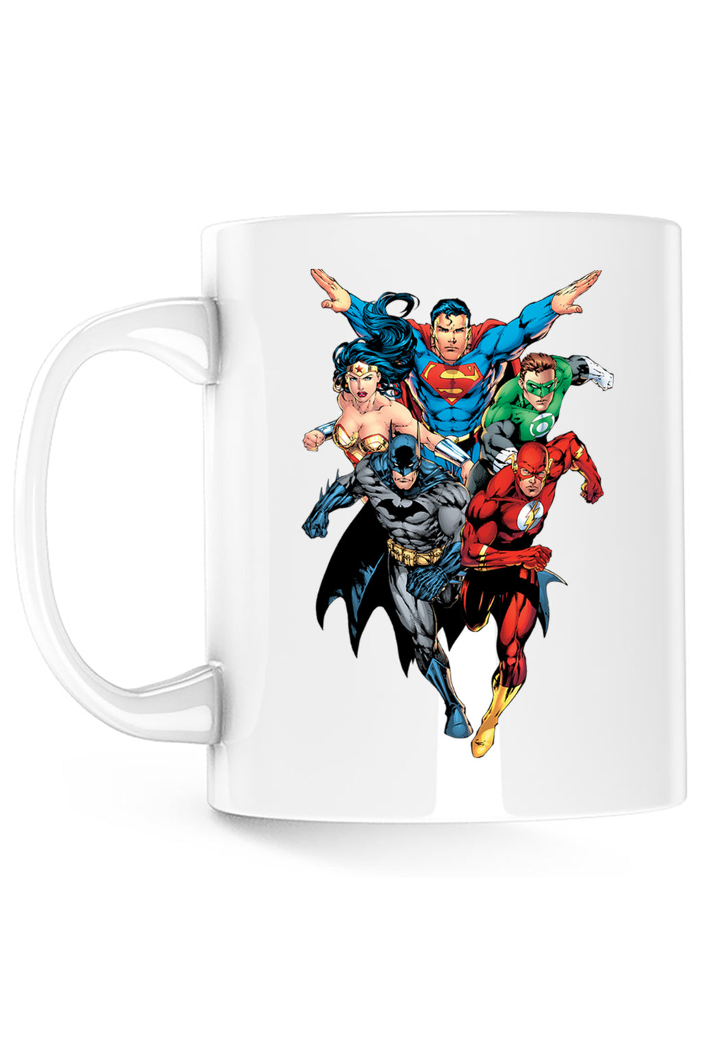 Cana The Flash Superman Batman Wonder Women, alba, 330 ml