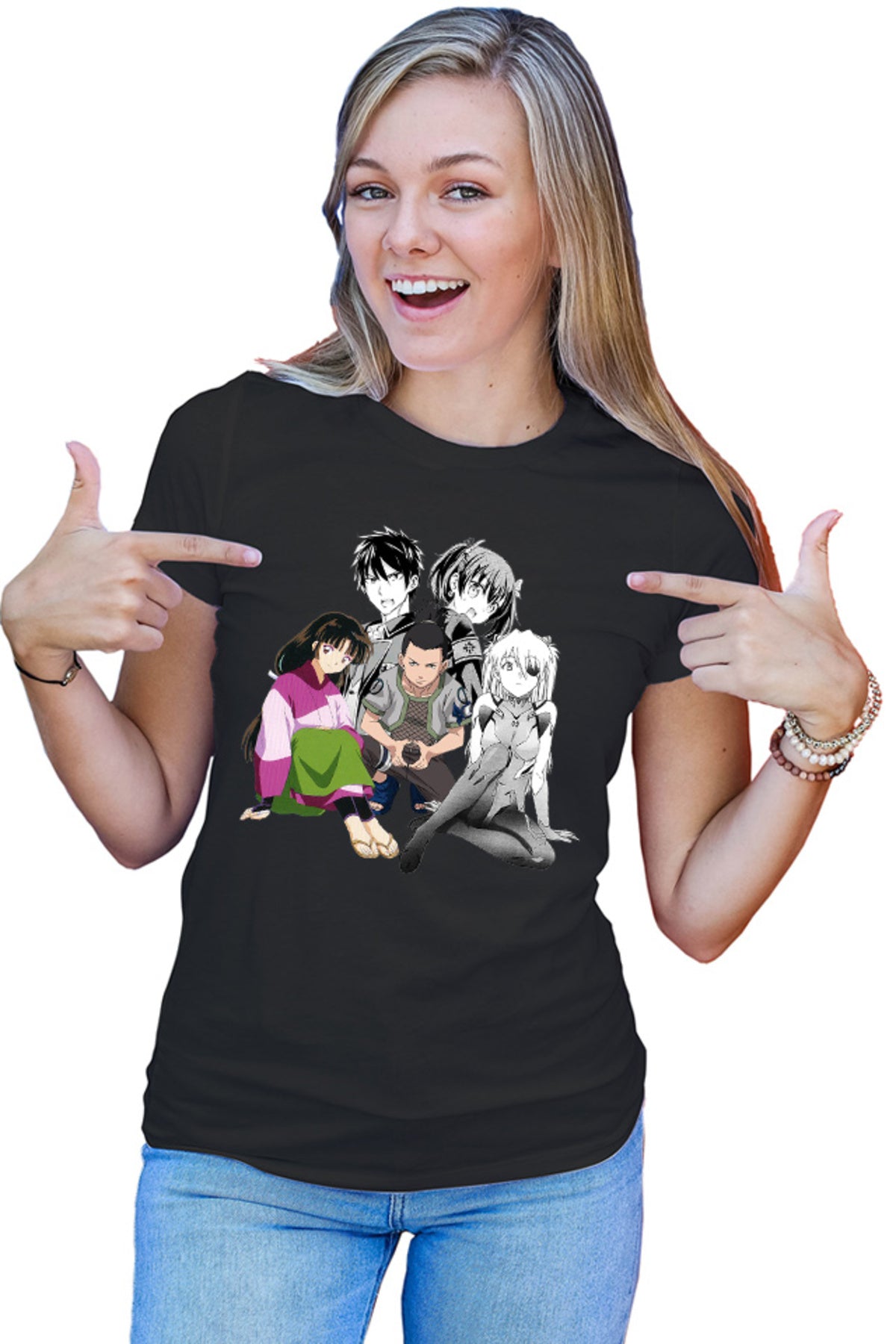 Tricou dama Boarding School Juliet Romeo Naruto Evanghelion