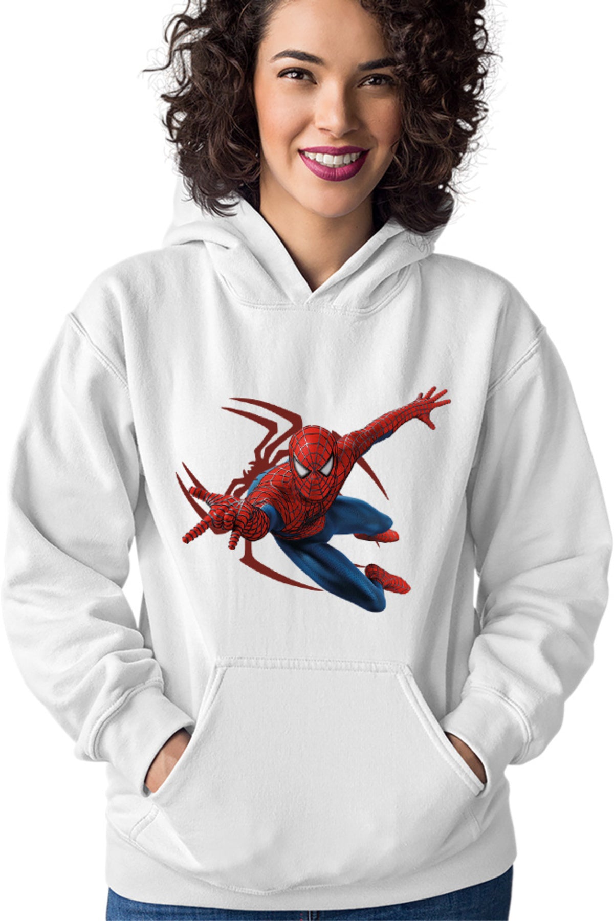 Hanorac dama Spiderman Logograph Web Jump Marvel Stan