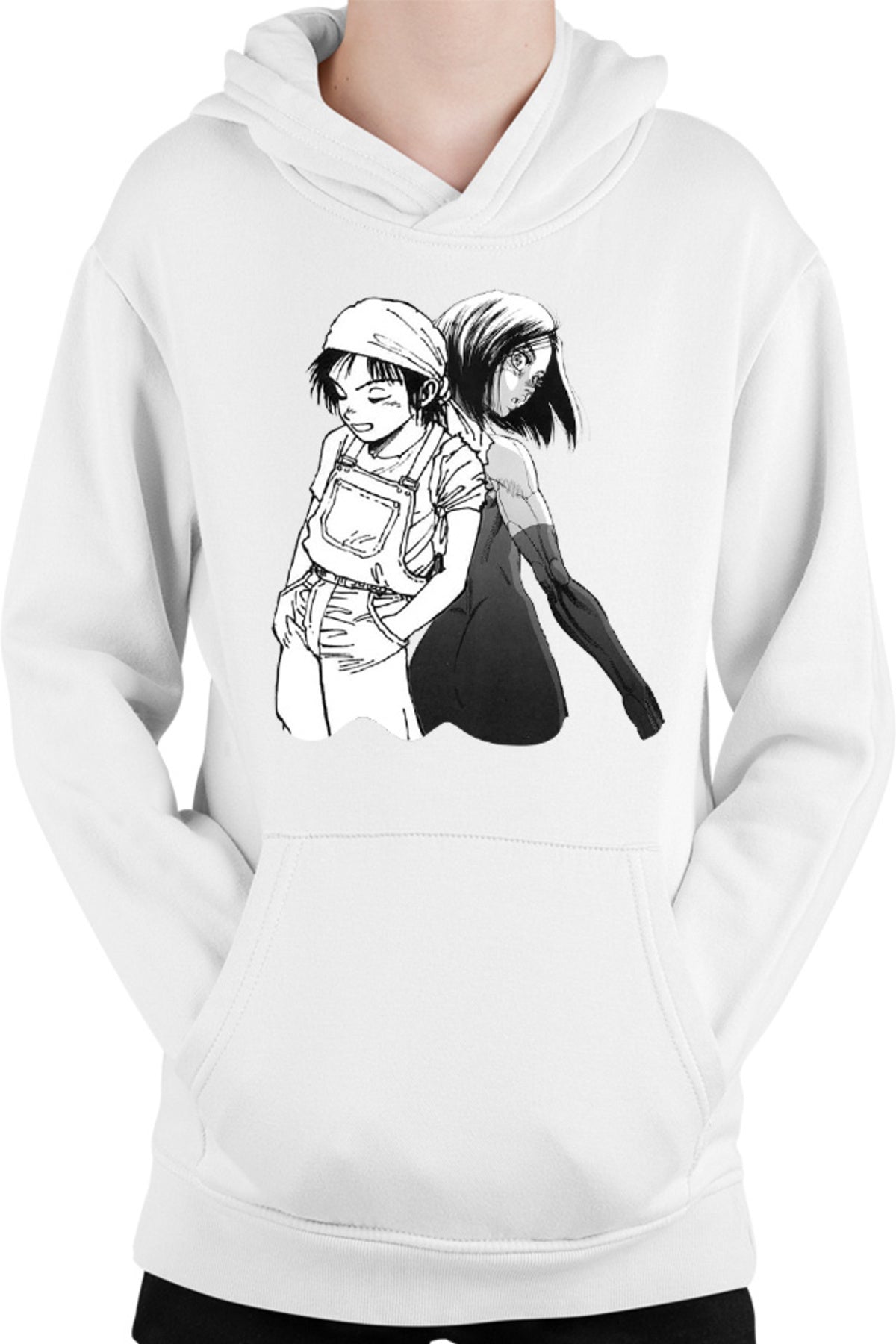 Hanorac copii Battle Angel Alita Gally Yugo Couple Animeeater