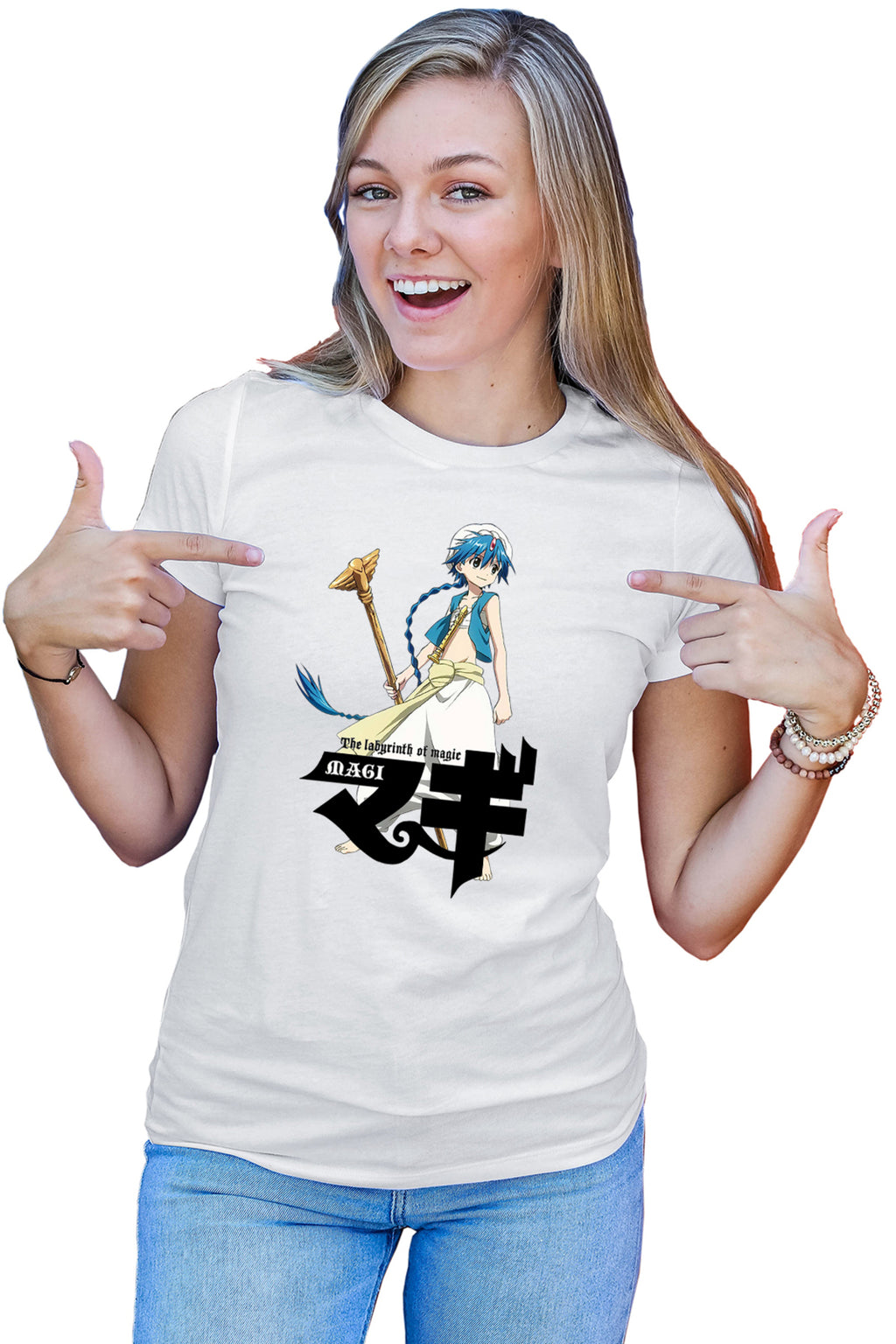 Tricou dama Magi The Labyrinth of Magic Aladin Seherezada