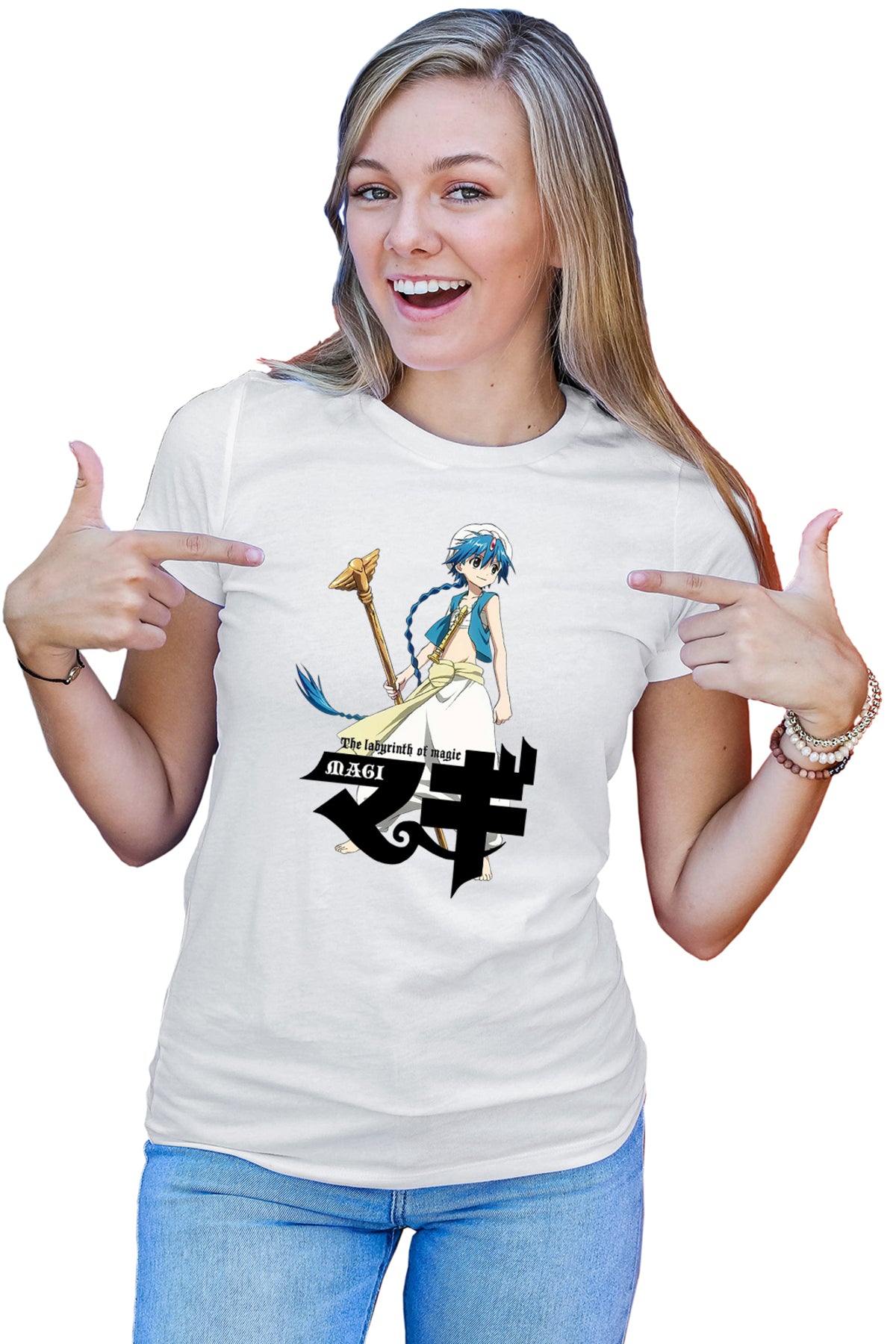 Tricou dama Magi The Labyrinth of Magic Aladin Seherezada