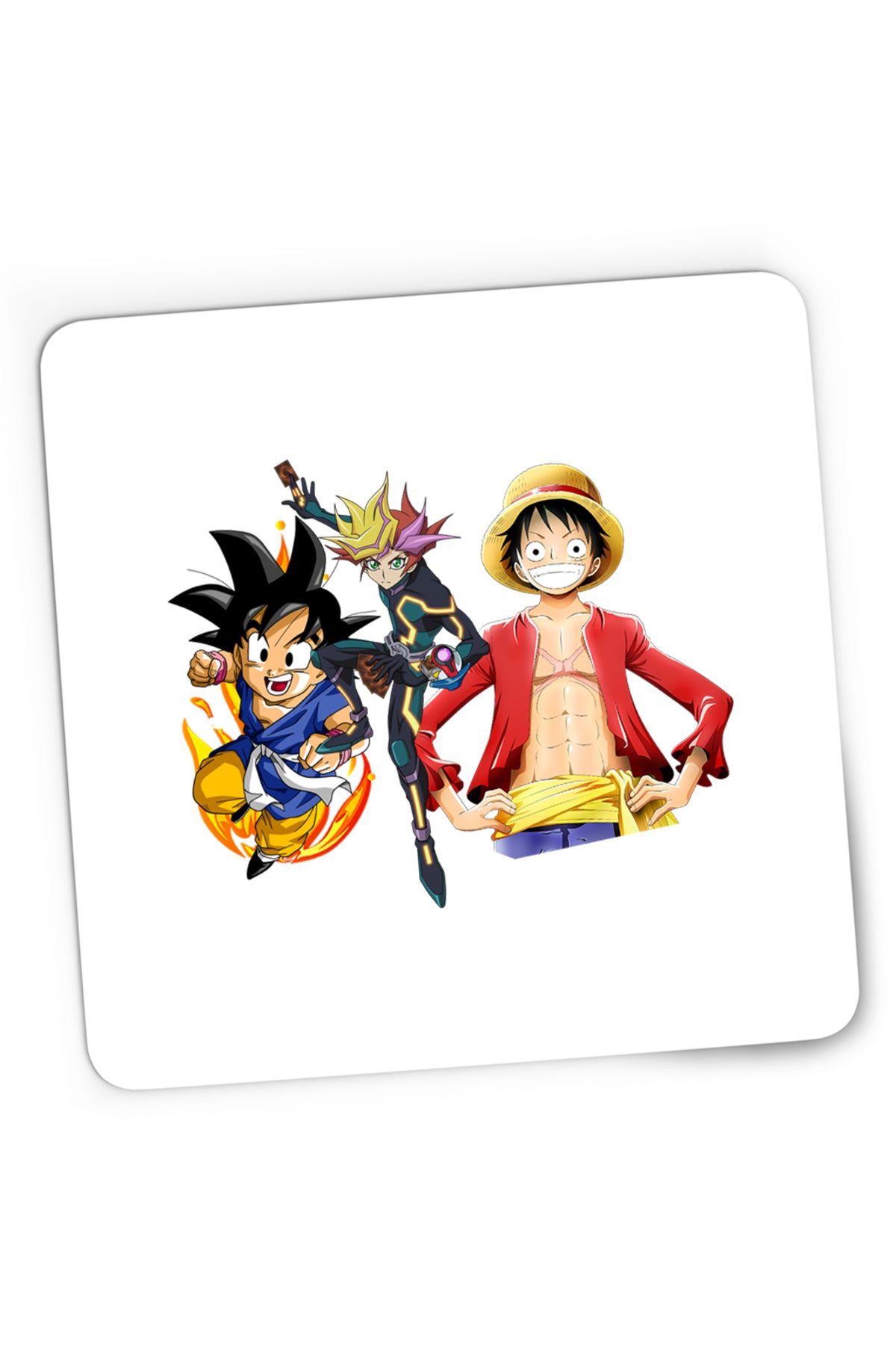 Mousepad Gaming Yu Gi Oh Songoku One Piece Yugi Mutou Desene, 21x19 cm