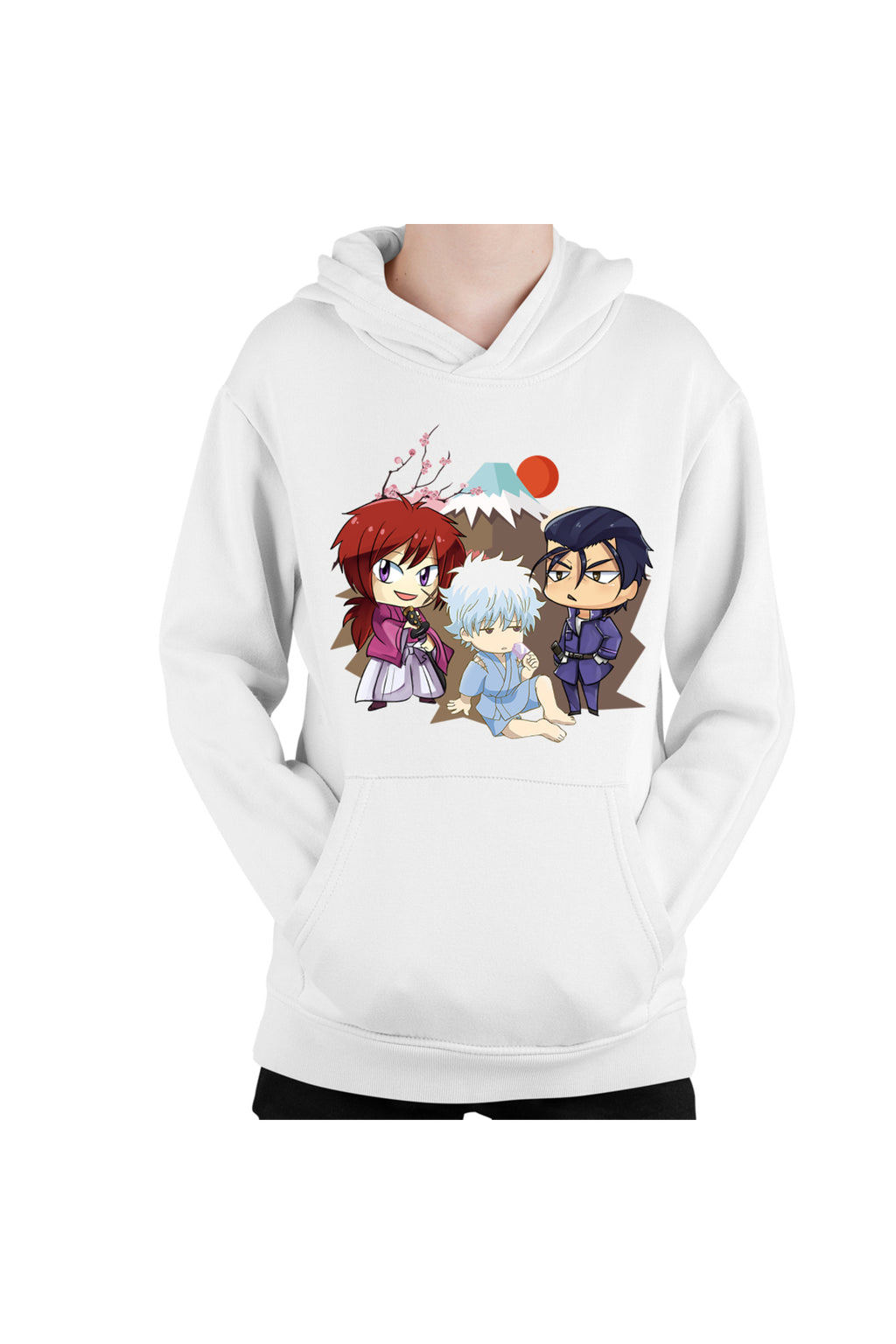 Hanorac copii Rurouni Kenshin Chibi Trio Kenshin Gintoki Hajime