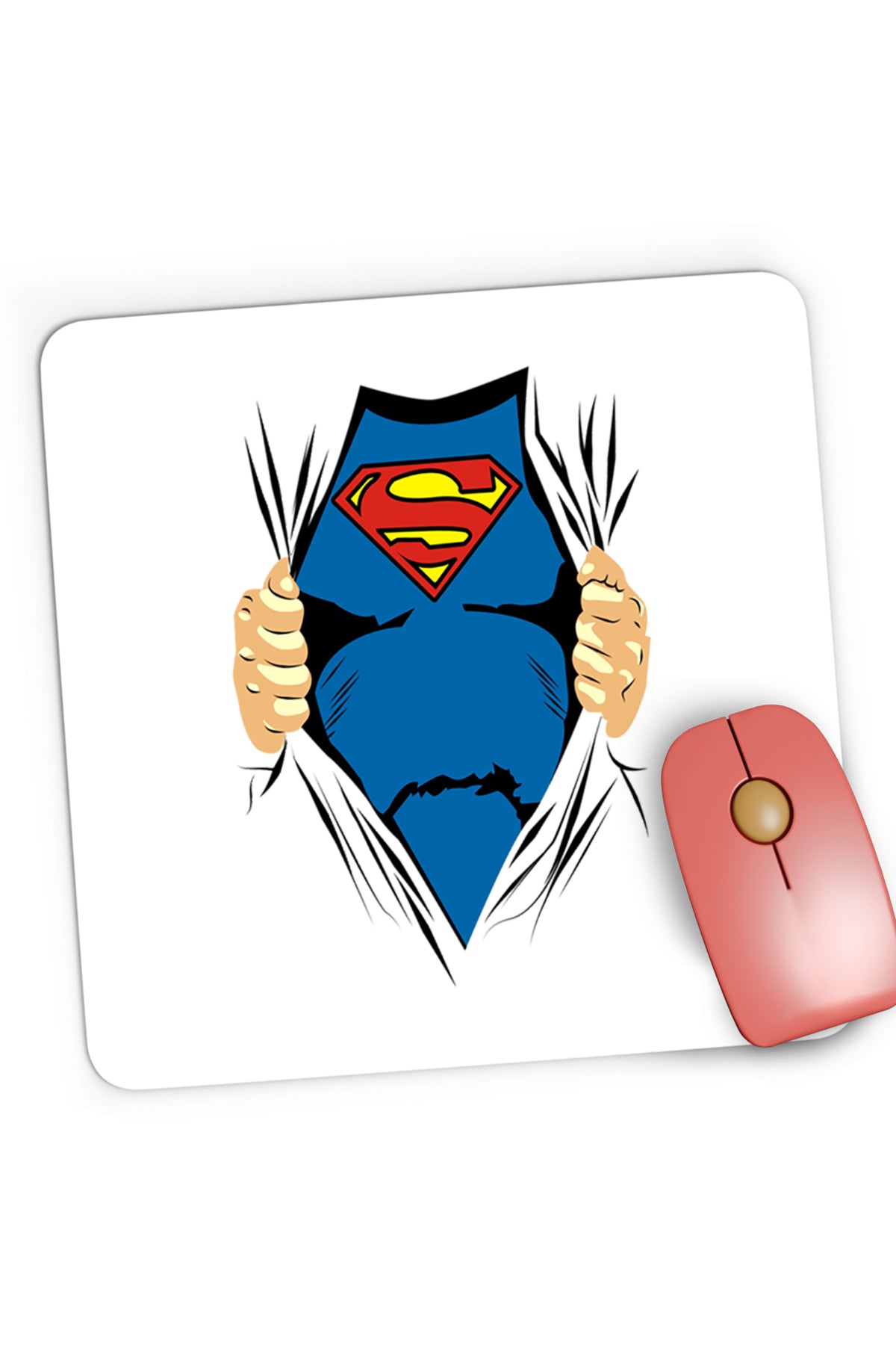 Mousepad Gaming Superman Clark Kent Pop Hero Men of Steel, 21x19 cm