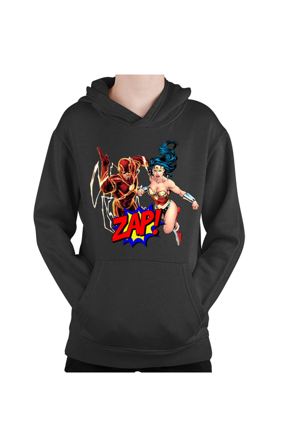 Hanorac copii The Flash Wonder Woman Girl Power