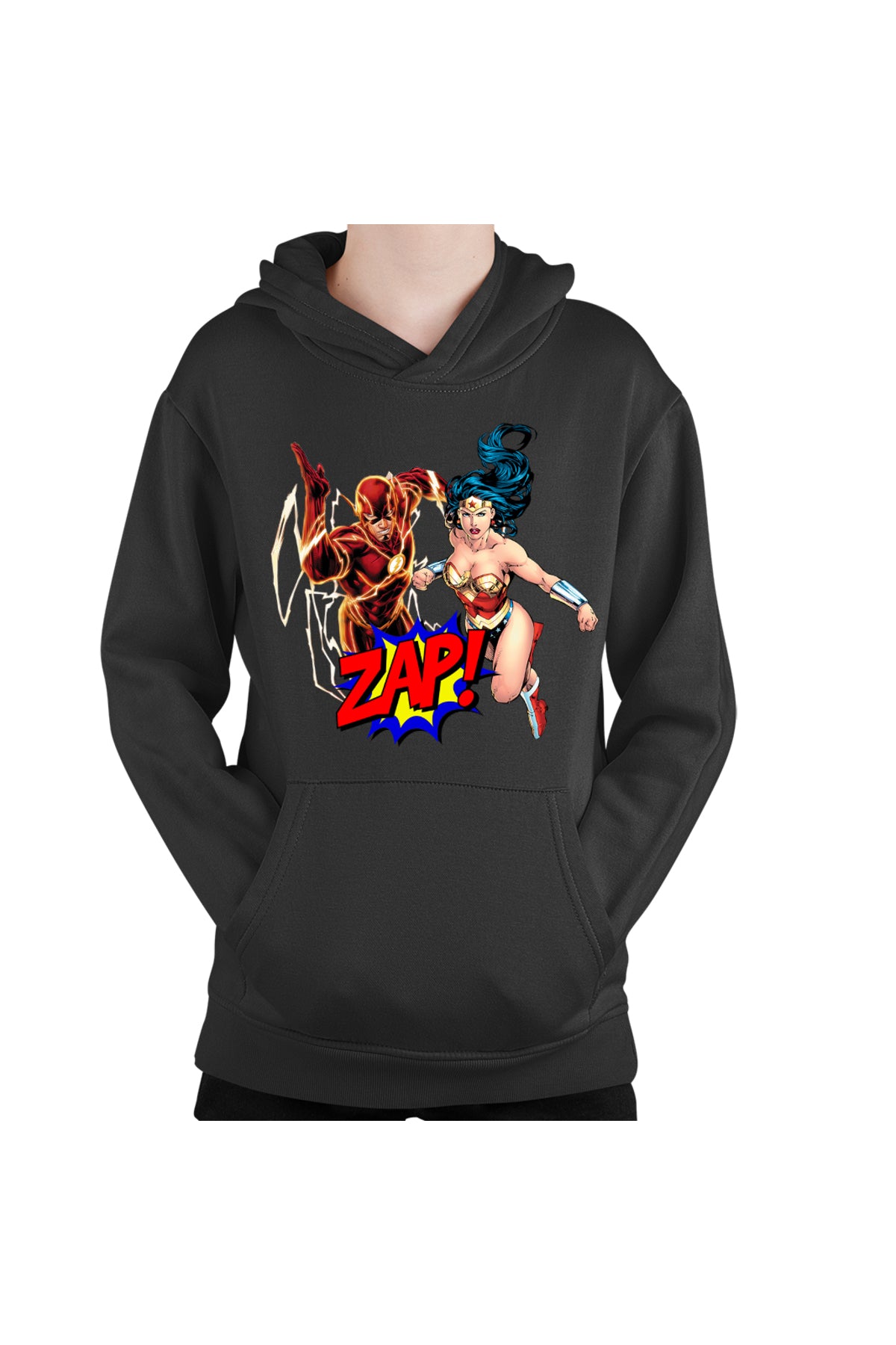 Hanorac copii The Flash Wonder Woman Girl Power