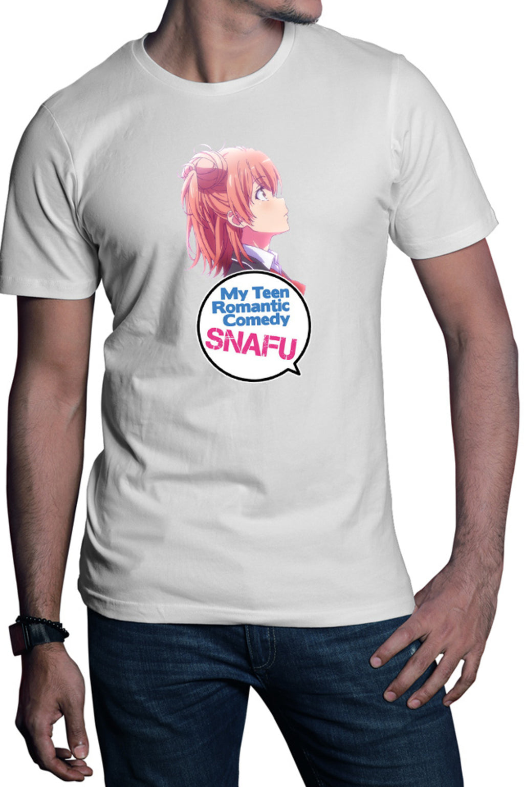 Tricou barbati OreGairu Yui Yuigahama Angel Weeb