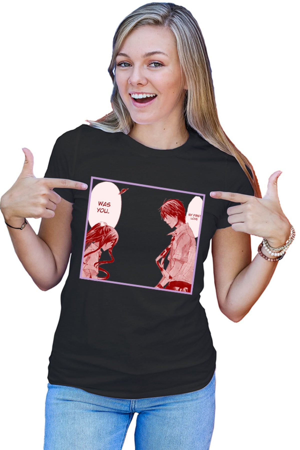 Tricou dama Missions of Love Yukina Shigure First Love Highschool
