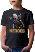 Tricou copii Black Panther Witcher Gerald Vampires Medieval