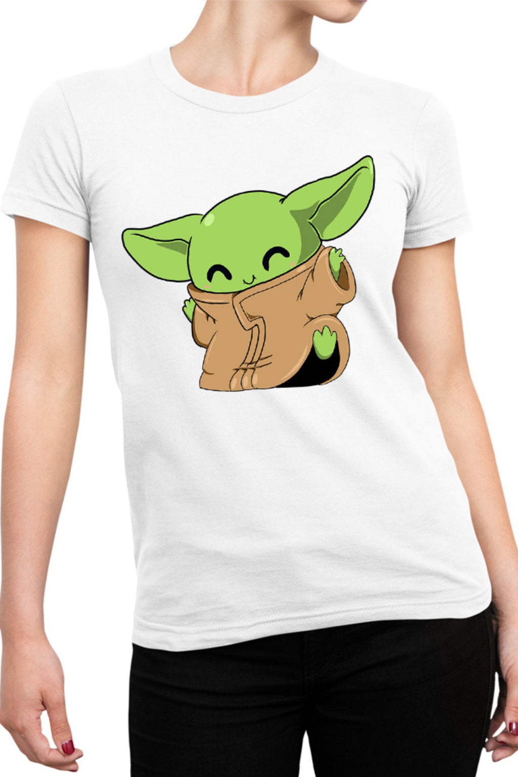 Tricou dama Baby Yoda Dance Happy Fun