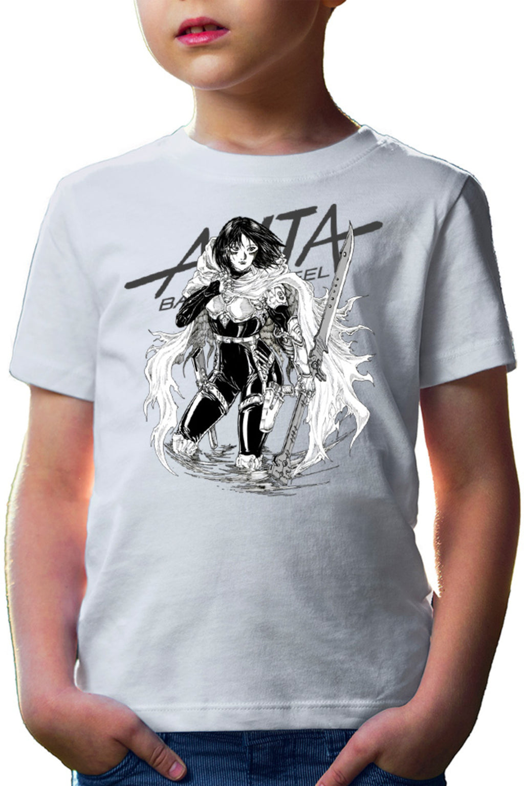 Tricou copii Battle Angel Alita Gally Armor Fight Anime Kage