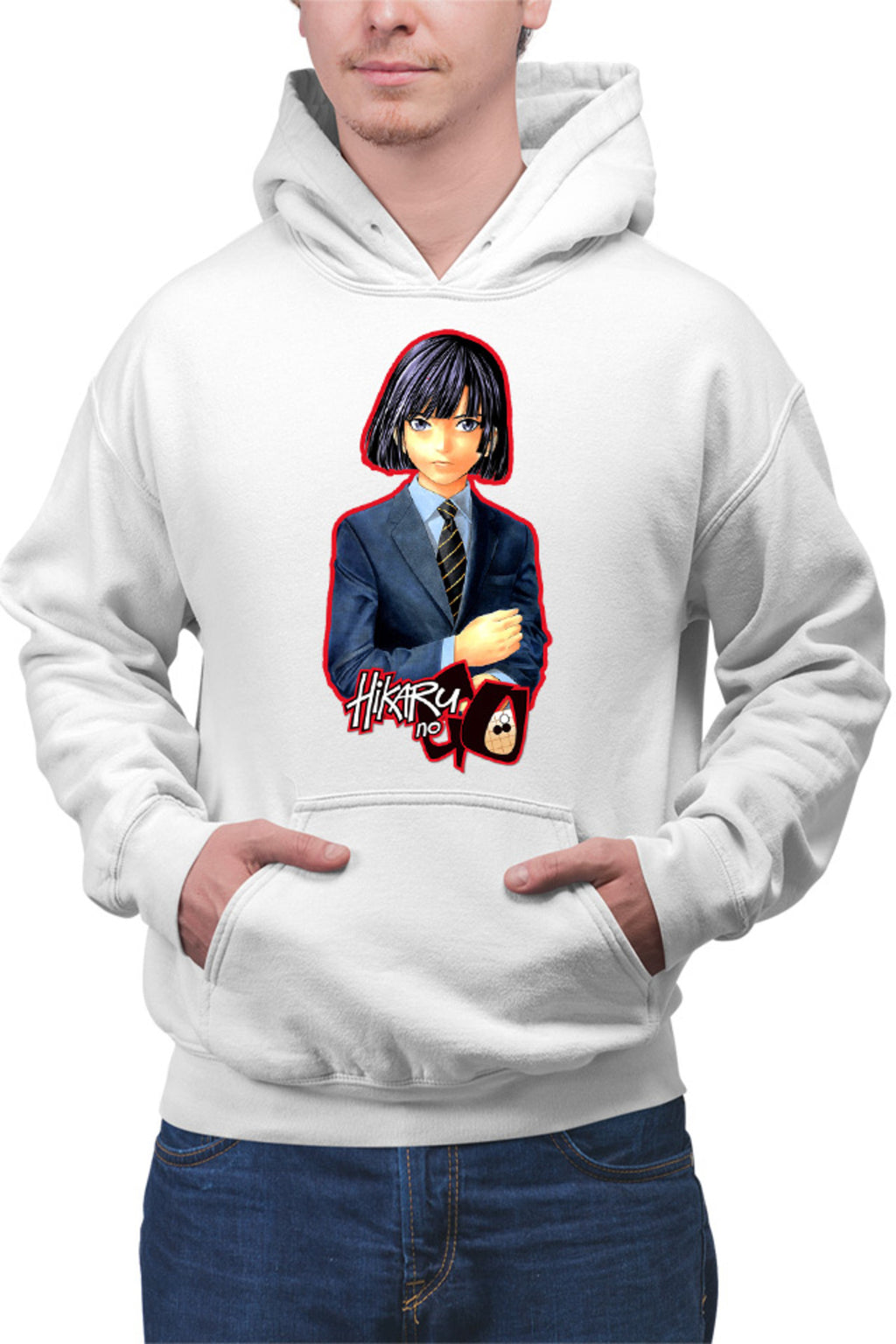 Hanorac barbati Hikaru no Go Akira Classy Vintage Player Michiko Yokote Shounen