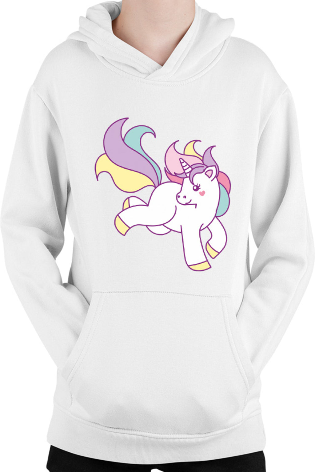 Hanorac copii Unicorn Squad Happy Beautiful Rainbow