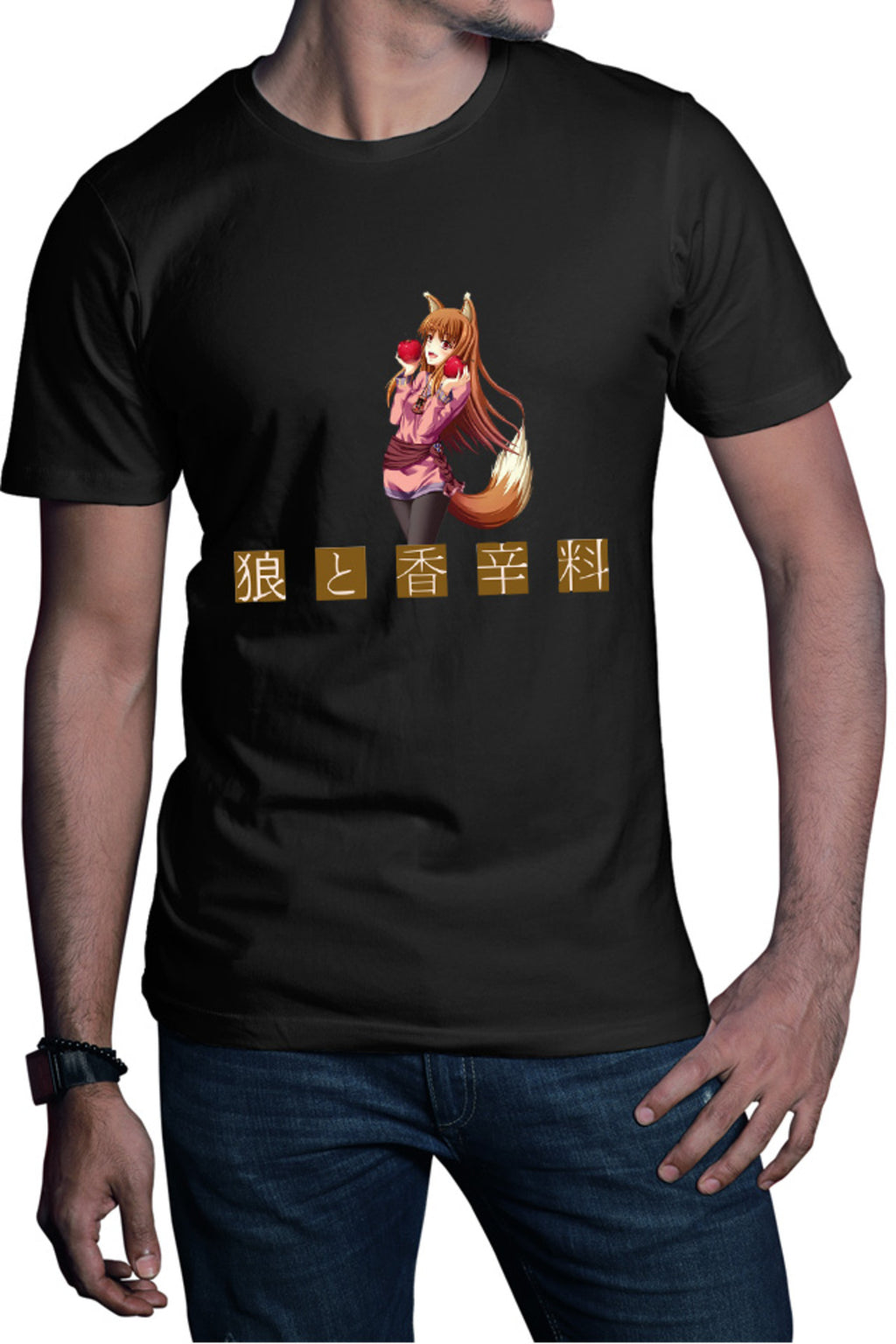 Tricou barbati Spice And Wolf Holo Love Adventure Fantasy