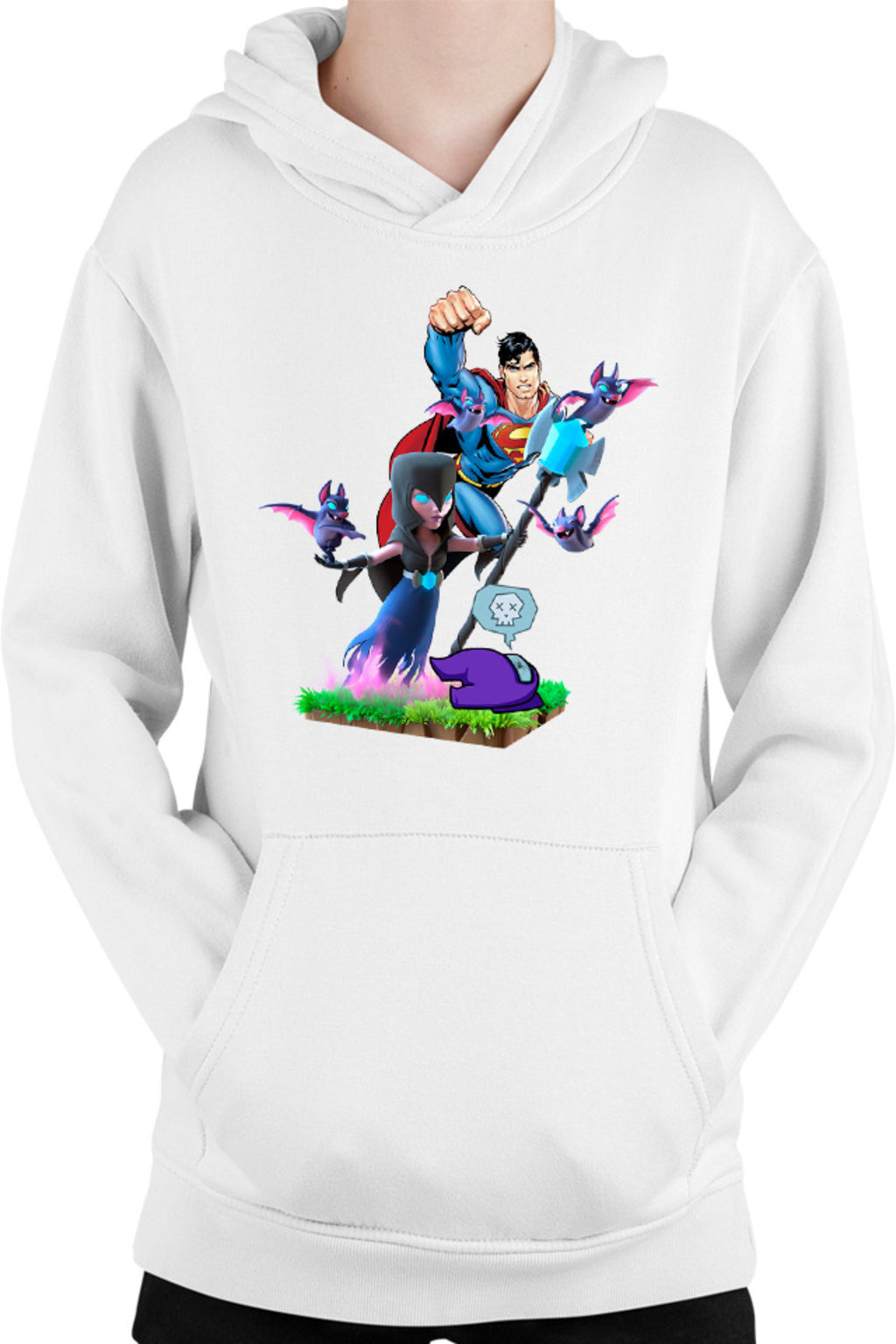 Hanorac copii Clash of Clans Superman Among Us Crash Bats Fly Magic