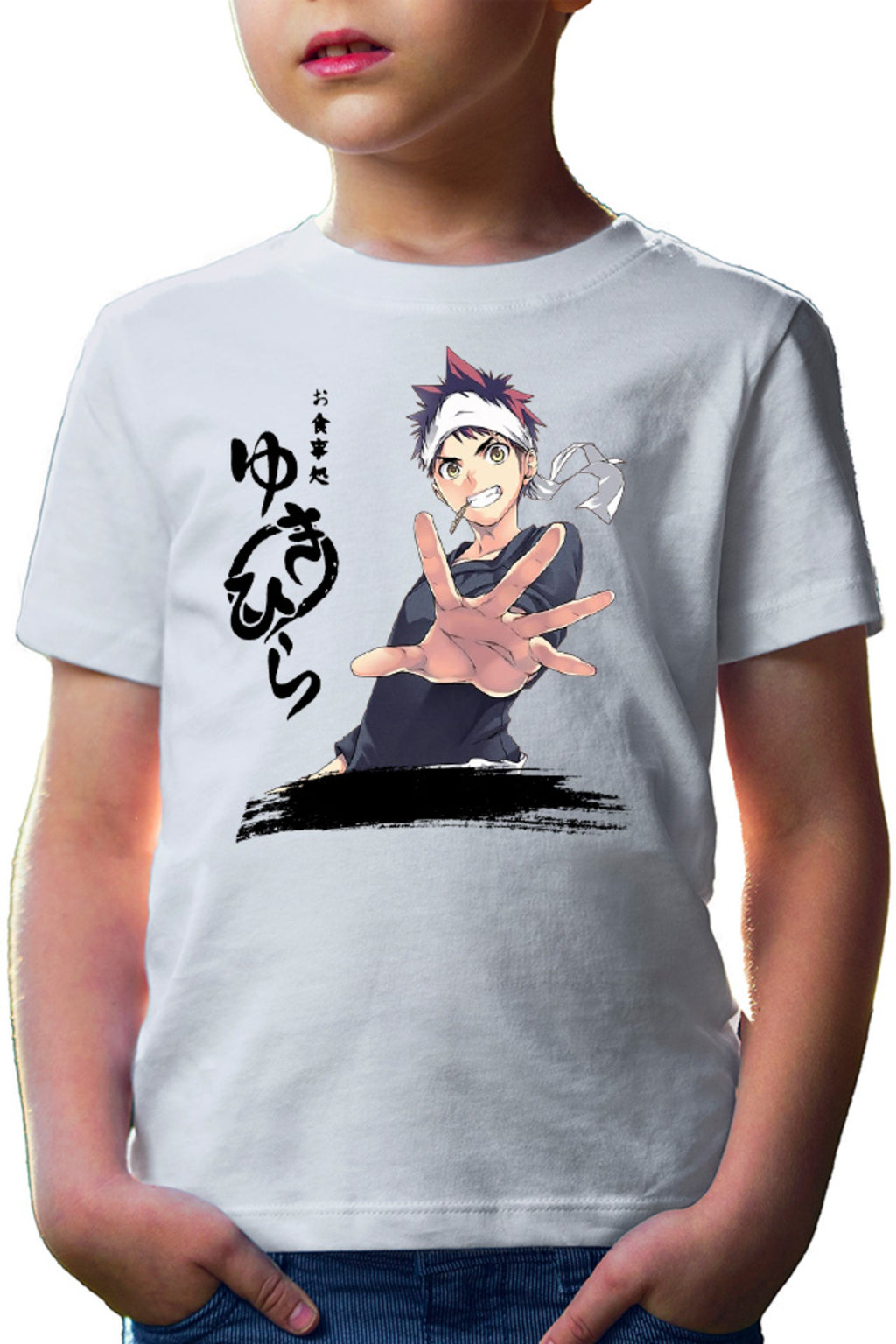 Tricou copii Food Wars Soma Hiragana Signature Horror