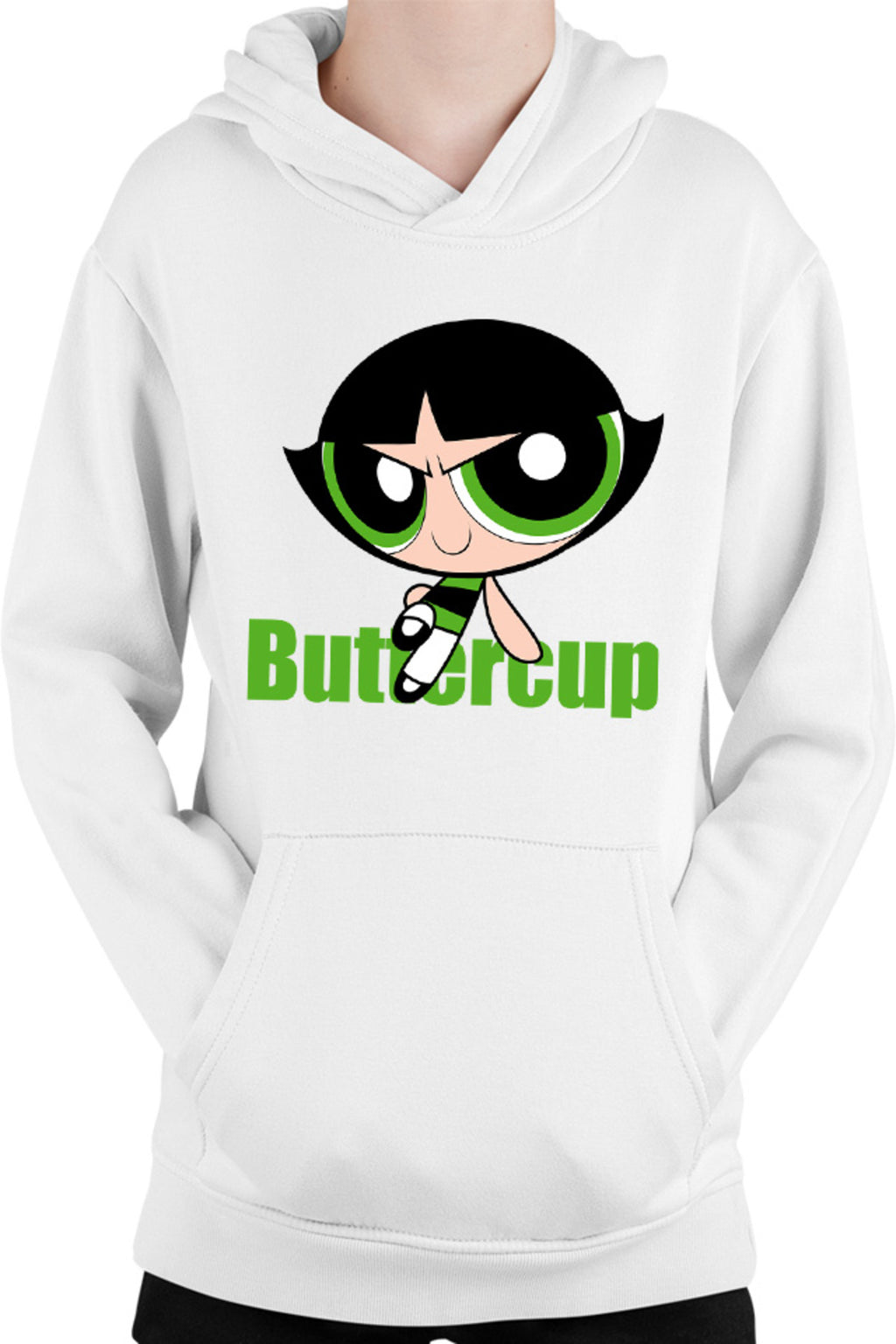 Hanorac copii The Powerpuff Girls Buttercup Tomboy Strong