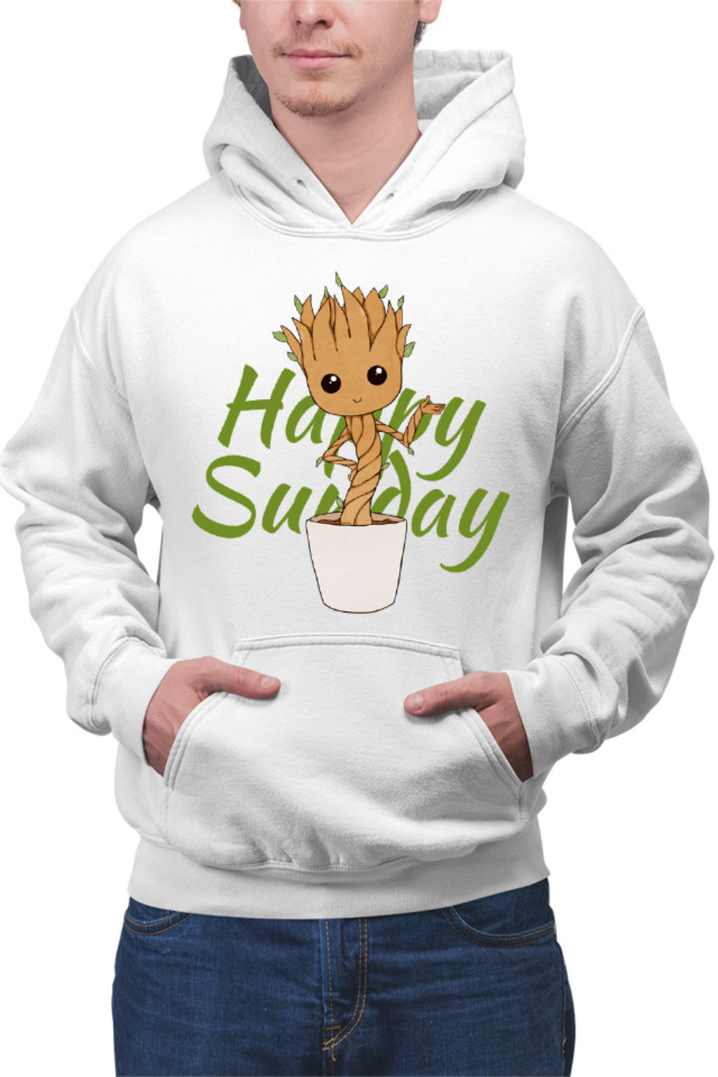 Hanorac barbati Baby Groot Sunday Happy Marvel DC Happy Smile