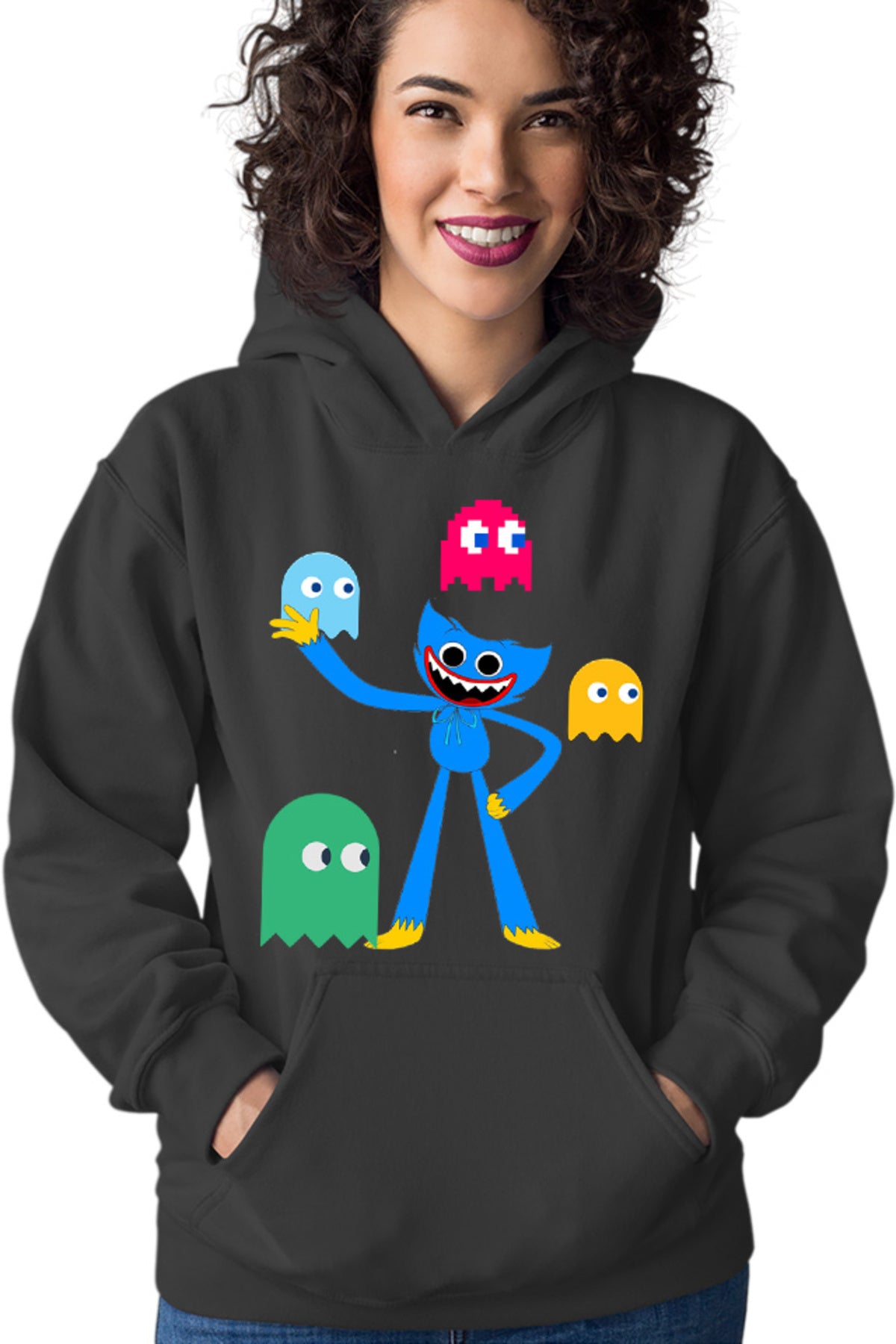Hanorac dama Huggy Wuggy Pac Man Ghost NPC Horror Game