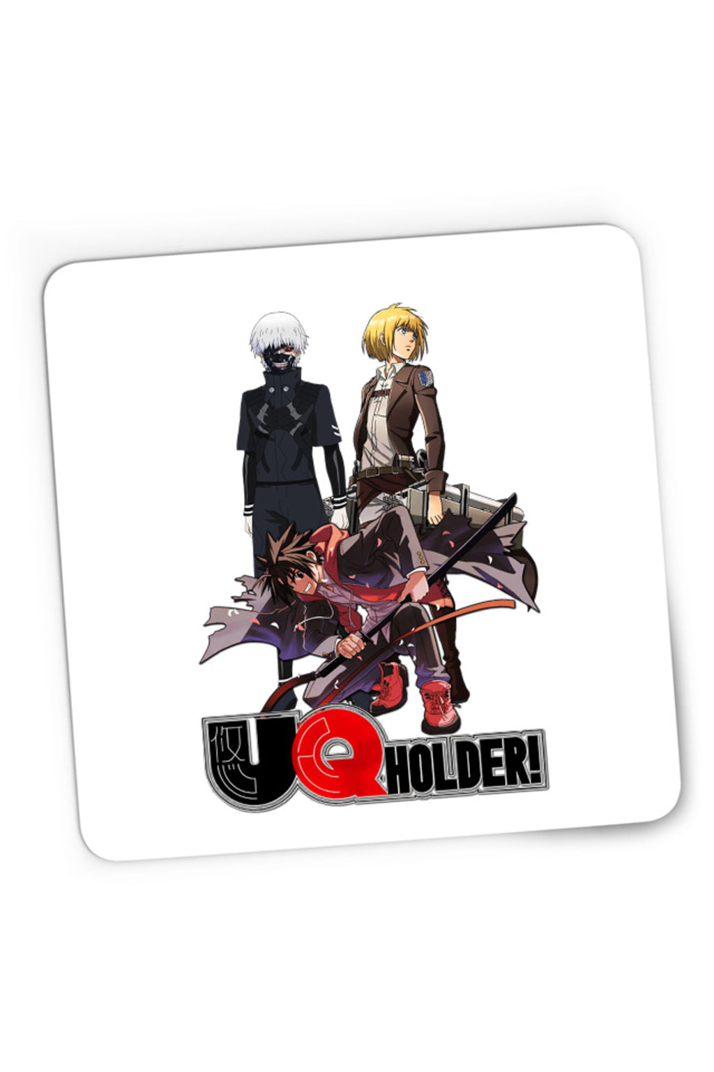 Mousepad Gaming UQ Holder Touta Demon Samurai Sword Soul Anime Otaku, 21x19 cm