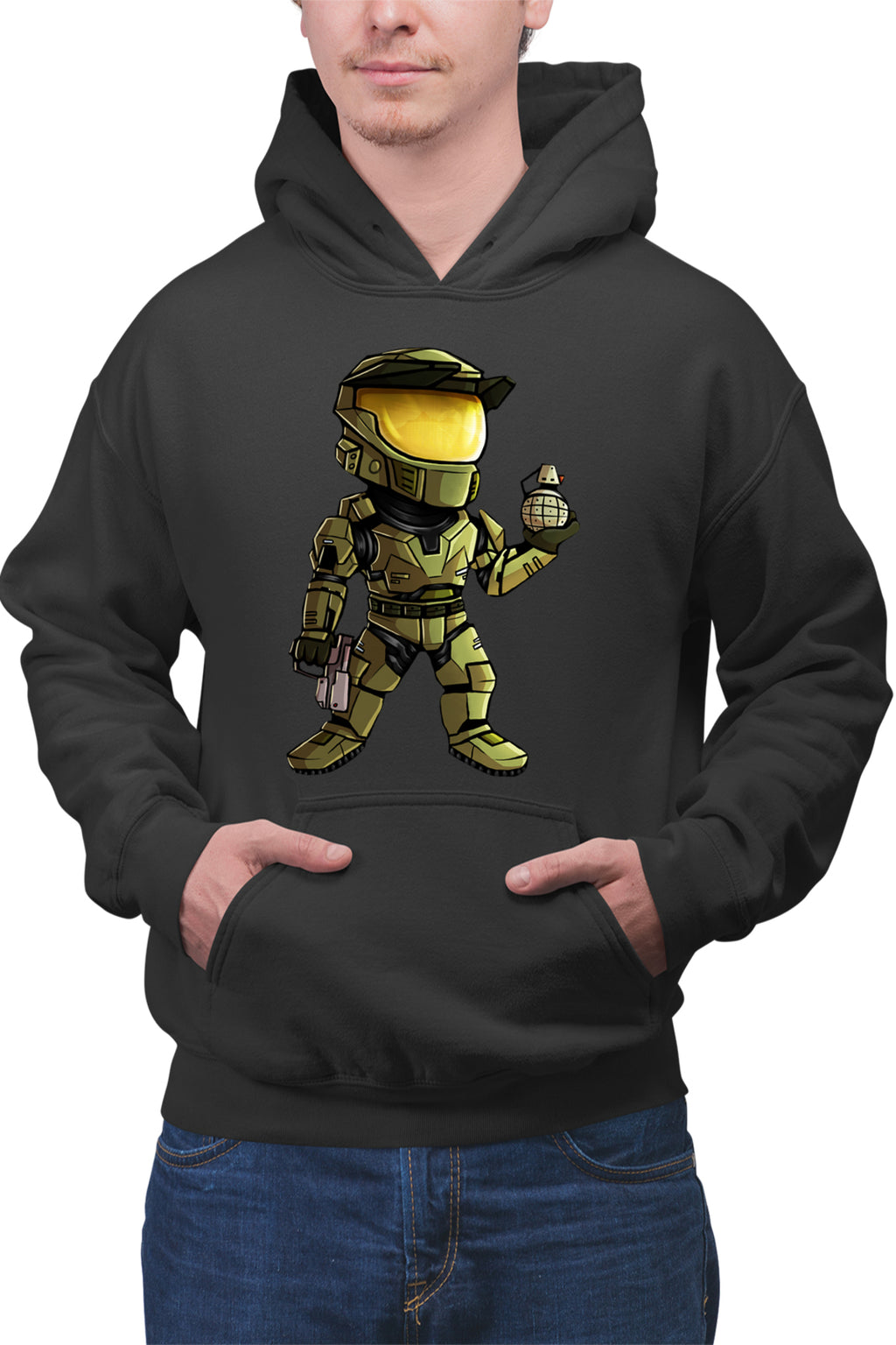 Hanorac barbati Halo Grenade Combat Soldat Video Game