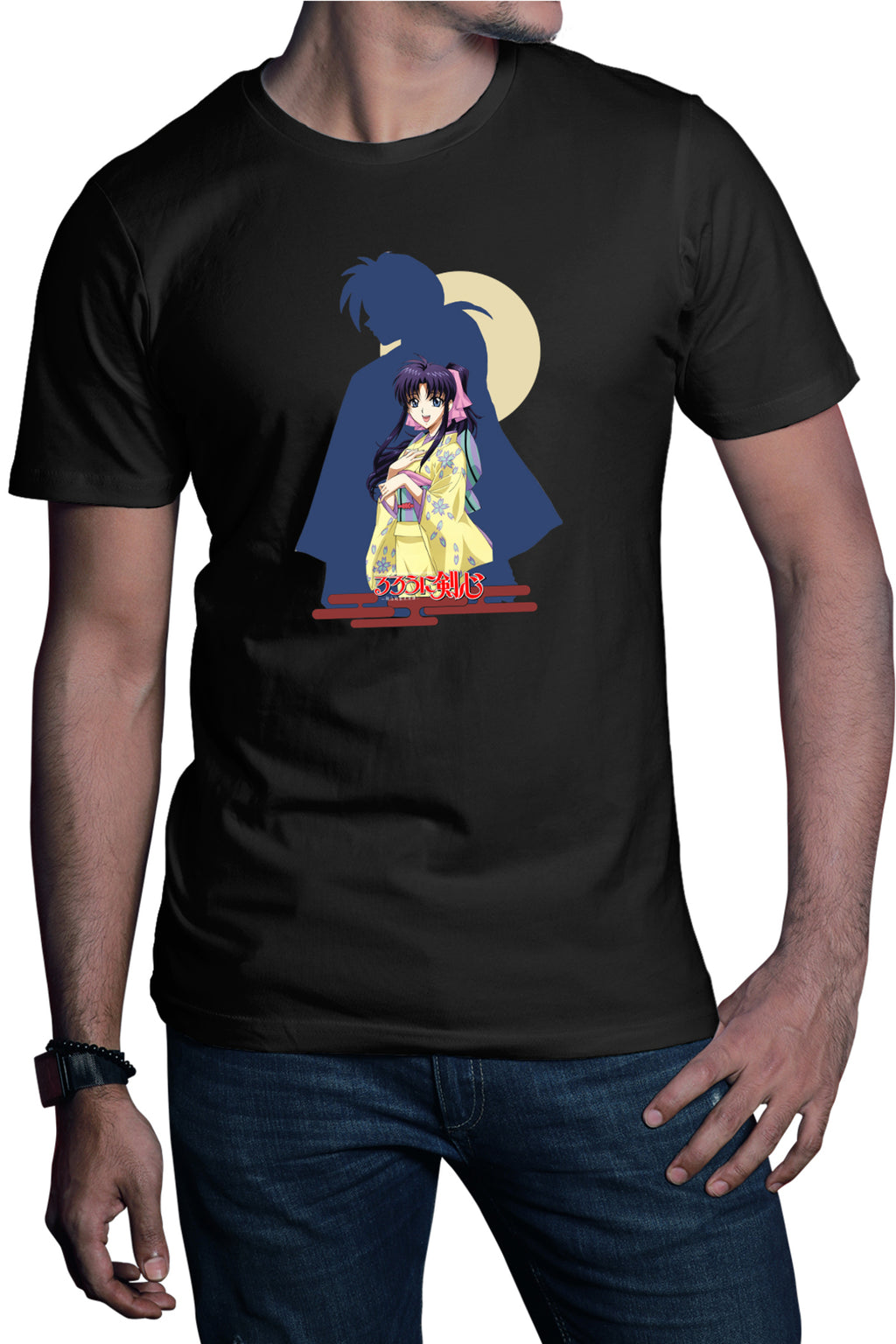 Tricou barbati Rurouni Kenshin Kaori Anime Kage Moon