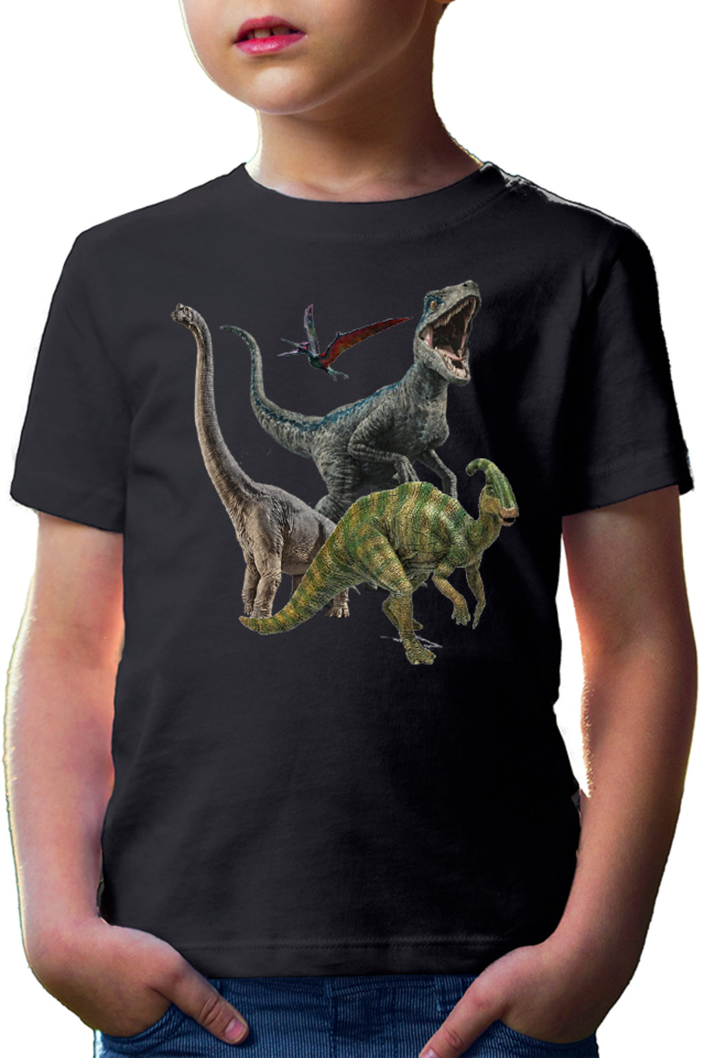 Tricou copii Jurassic Park Dinossaurs Fly Terrestrial Dangerous