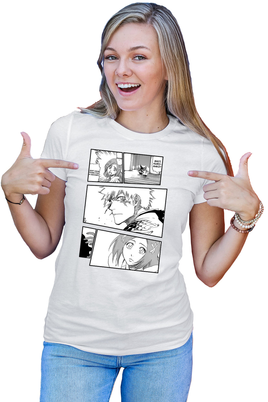 Tricou dama Bleach Ichigo Kurosaki Titi Kubo Fan Manga