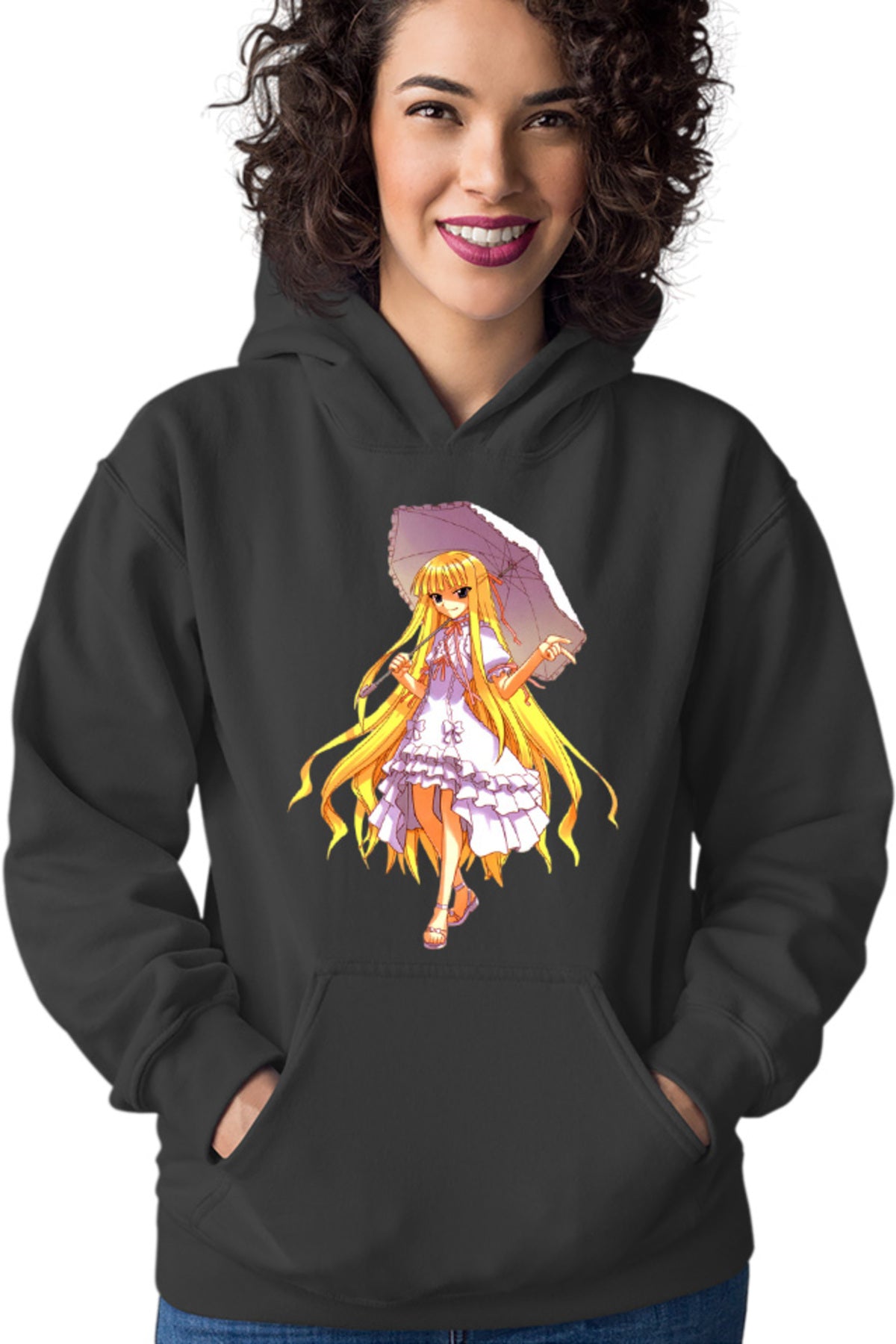 Hanorac dama UQ Holder McDowell Cute Anime Girl Action Blonde