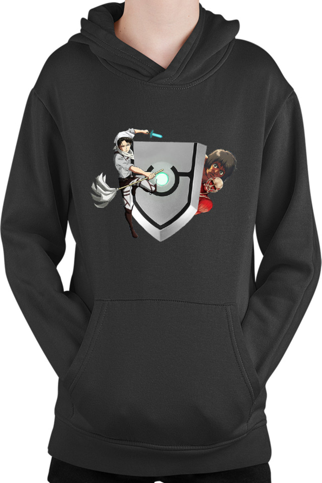 Hanorac copii Rising of the Shield Hero Levi Attack on Titan Collosal Clean Naofumi