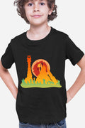Tricou copii Lord of the Rings Mountain Trip Save World Protect