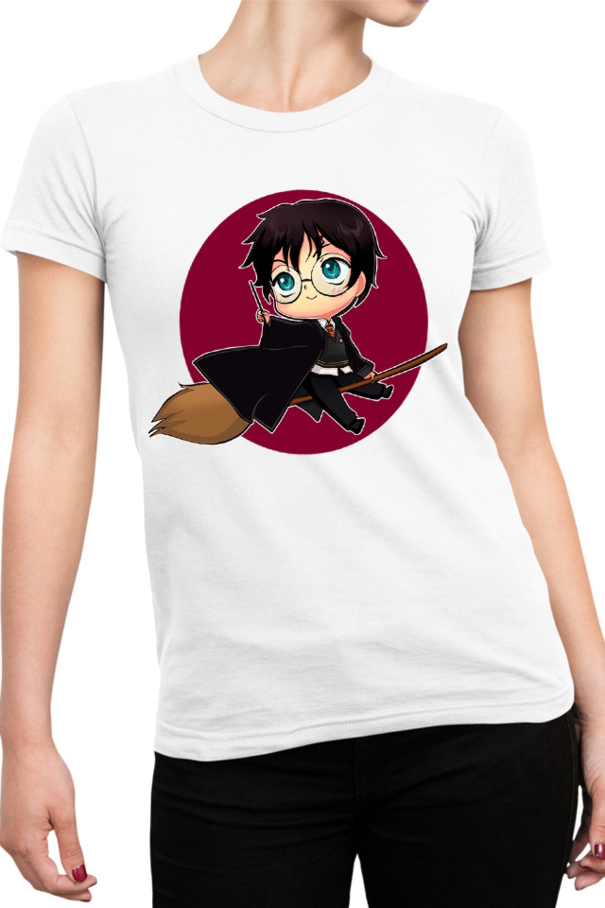 Tricou dama Harry Potter J. K. Rowling Fantasy Supranatural British
