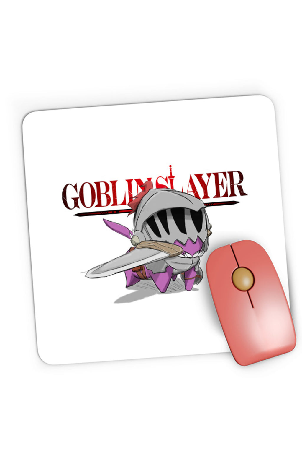 Mousepad Gaming Goblin Slayer Chibi Small Angry Otaku Baby Manga , 21x19 cm