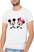 Tricou barbati Mickey Mouse Minnie Couple Love Cute