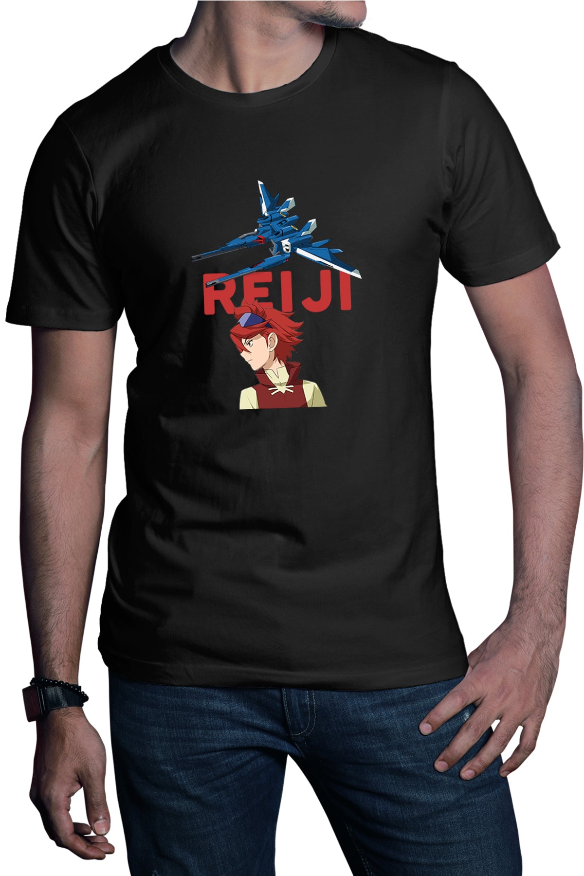 Tricou barbati dam Build Fighters Reiji Airplane