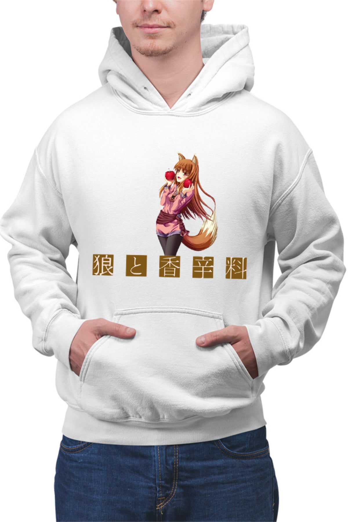 Hanorac barbati Spice And Wolf Holo Love Adventure Fantasy