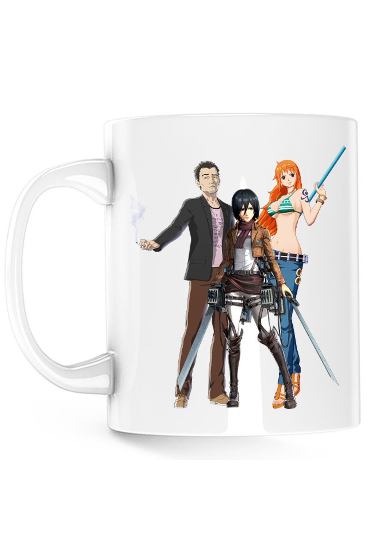 Cana Ajin Ogura Ikuya AOT Mikasa One Piece, alba, 330 ml