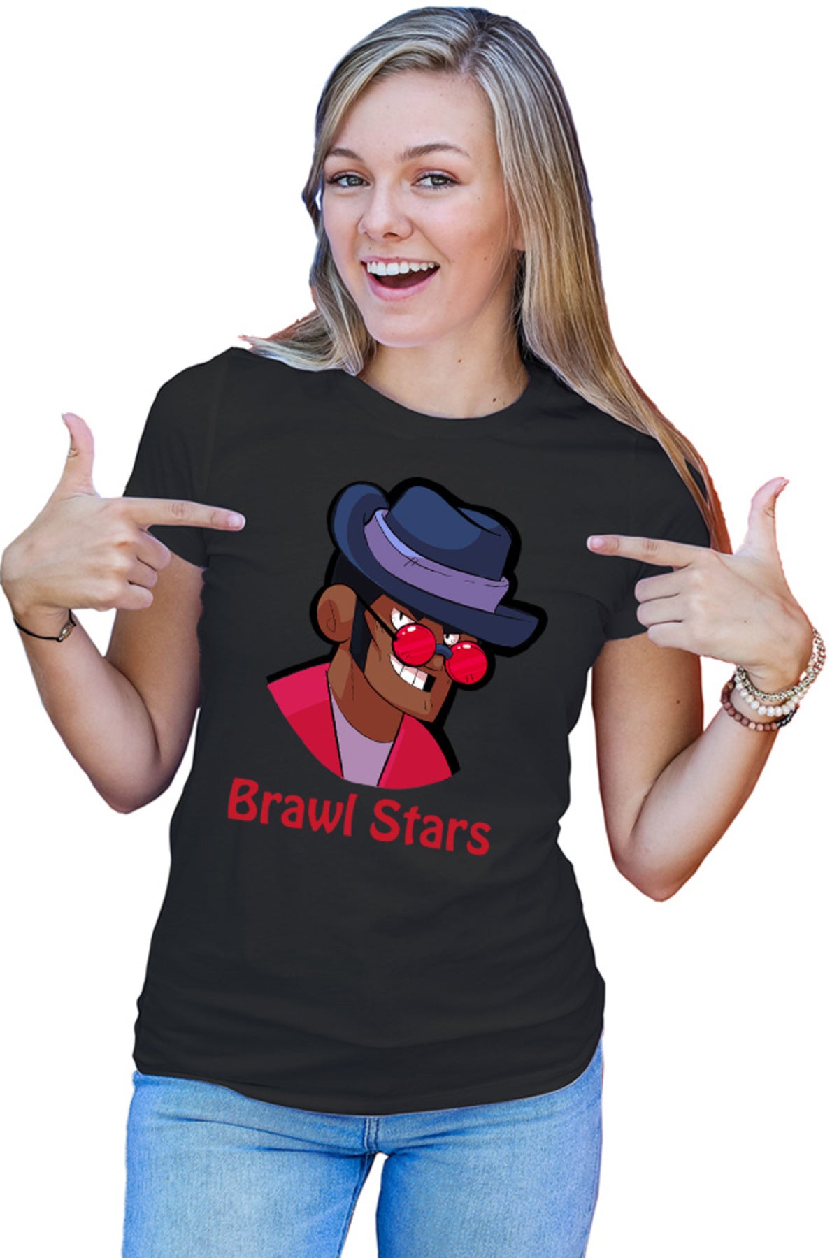 Tricou dama Brawl Stars Legendary Class Super Strong